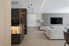 Salón vivienda Bitácoras, El Campello (Alicante) 