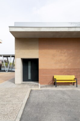 Fachada comedor CEIP El Castillo, Monóvar (Alicante) 
